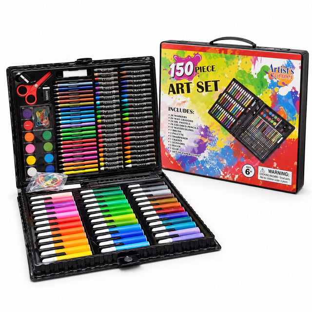 150-Piece Art Set with Carrying Case