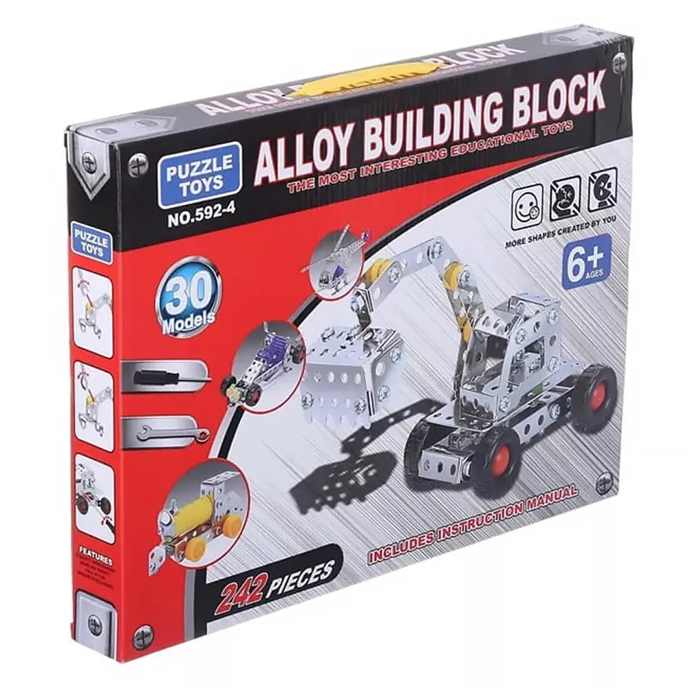 Alloy Building Blocks Set – 242 Pieces