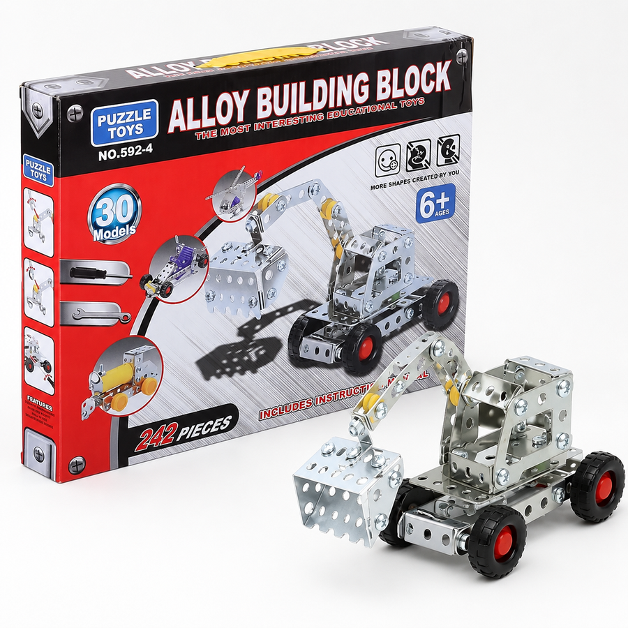 Alloy Building Block Set 242 Pcs