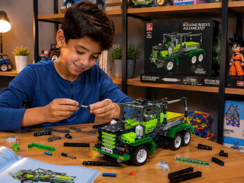 Building Blocks Alliance Lift Truck Set