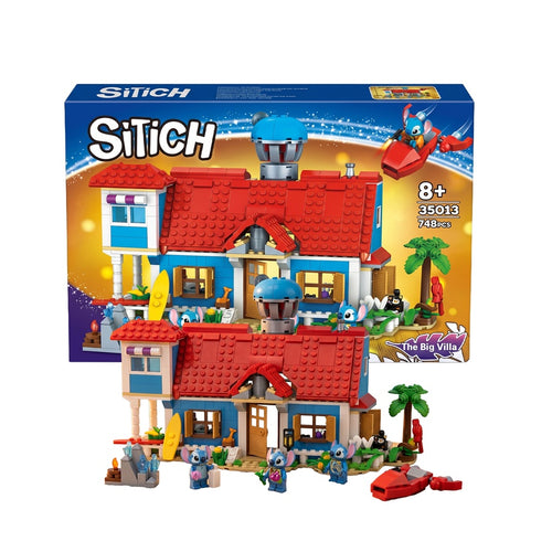 Stitch Big Villa Building Blocks Set