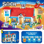 Stitch Big Villa Building Blocks Set