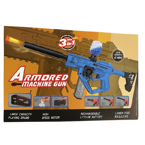 Armored Machine Gun 3 in 1 Toy Blaster