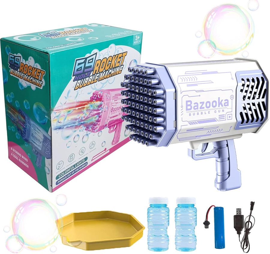 Rocket Bubble Gun 69 Holes