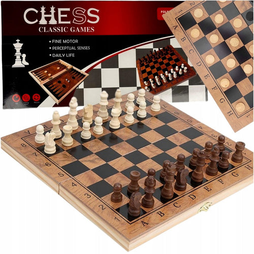 Classic Chess & Backgammon Board Game