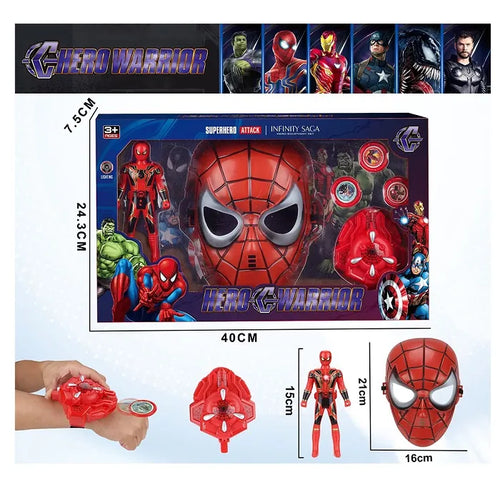 Hero Warrior Superhero Play Set with Mask & Launcher