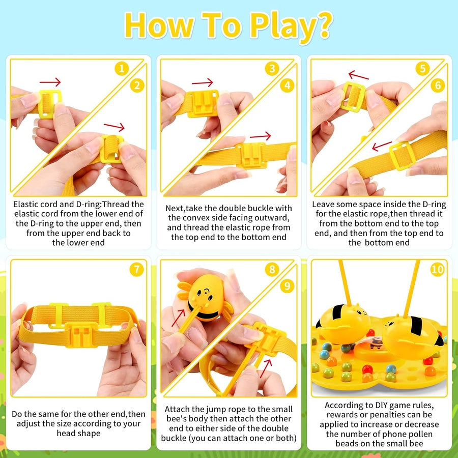 Bee Gathering Pearls Magnetic Headband Game