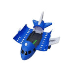 Police Deformable Track Aircraft Vehicle Play Set