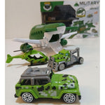 Military Deformable Track Aircraft Vehicle Play Set