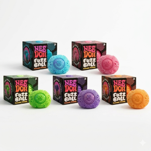 Nee Doh Fuzz Ball Squishy Toy