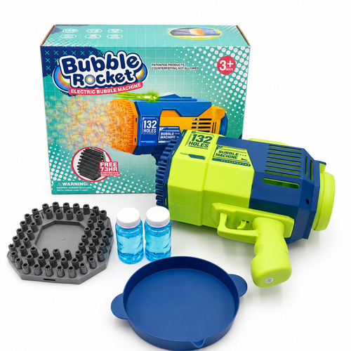 Bubble Rocket Electric Bubble Machine 132 Holes