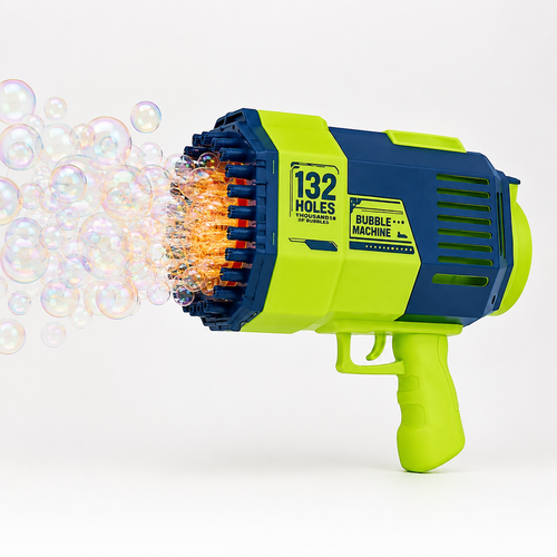 Bubble Rocket Electric Bubble Machine 132 Holes