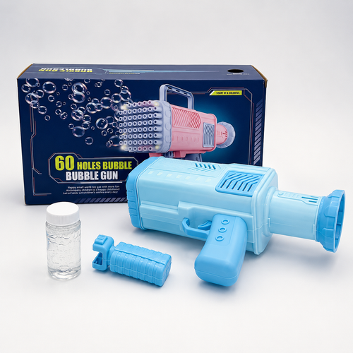 60 Holes Electric Bubble Gun