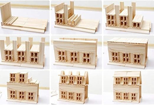 Wooden Creative Building Blocks Set — alternate view