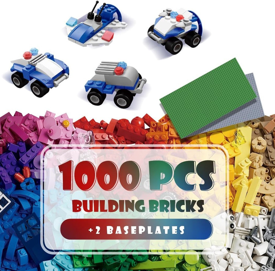 Bricks Building Blocks 1000 Pcs Set