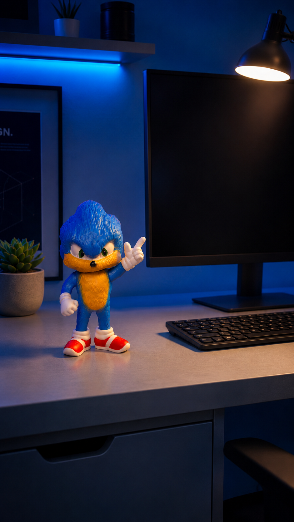 Sonic The Hedgehog Action Figure - 33 cm