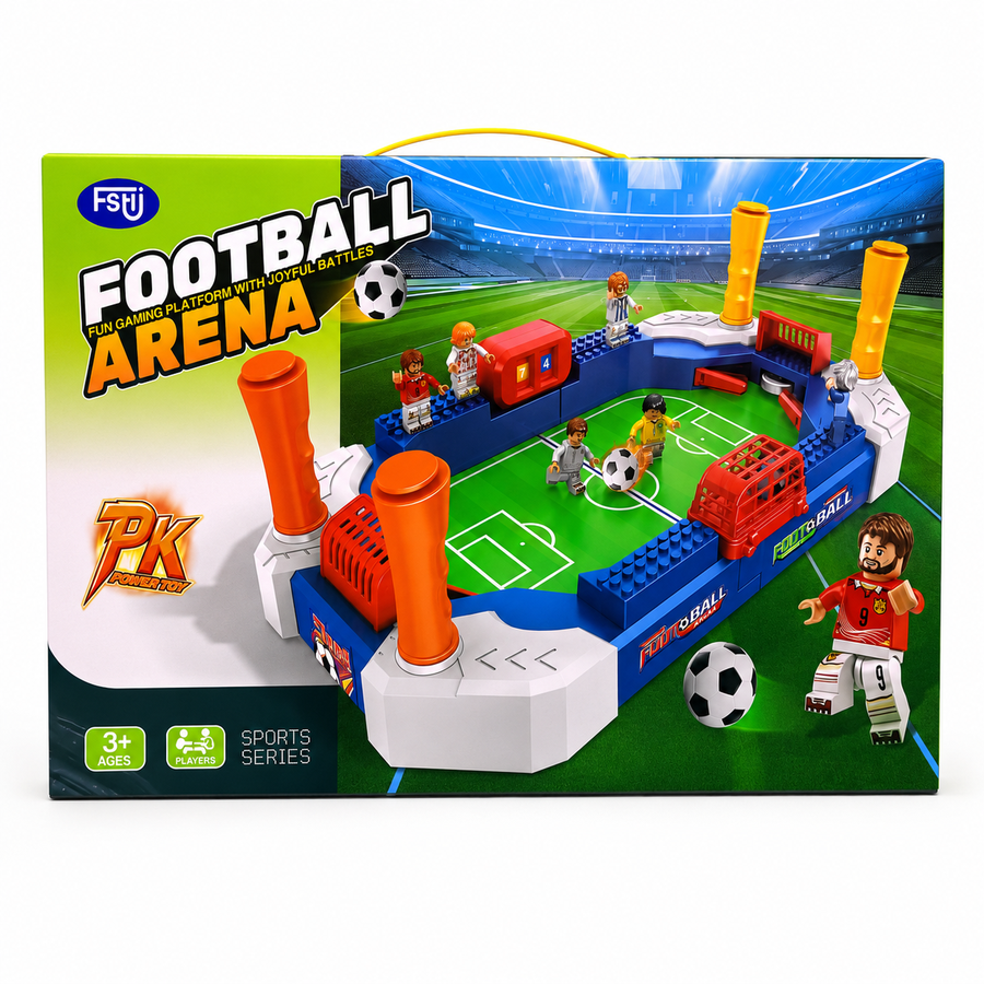 Football Arena Building Blocks Game
