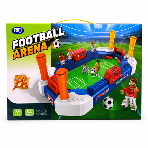 Football Arena Building Blocks Game
