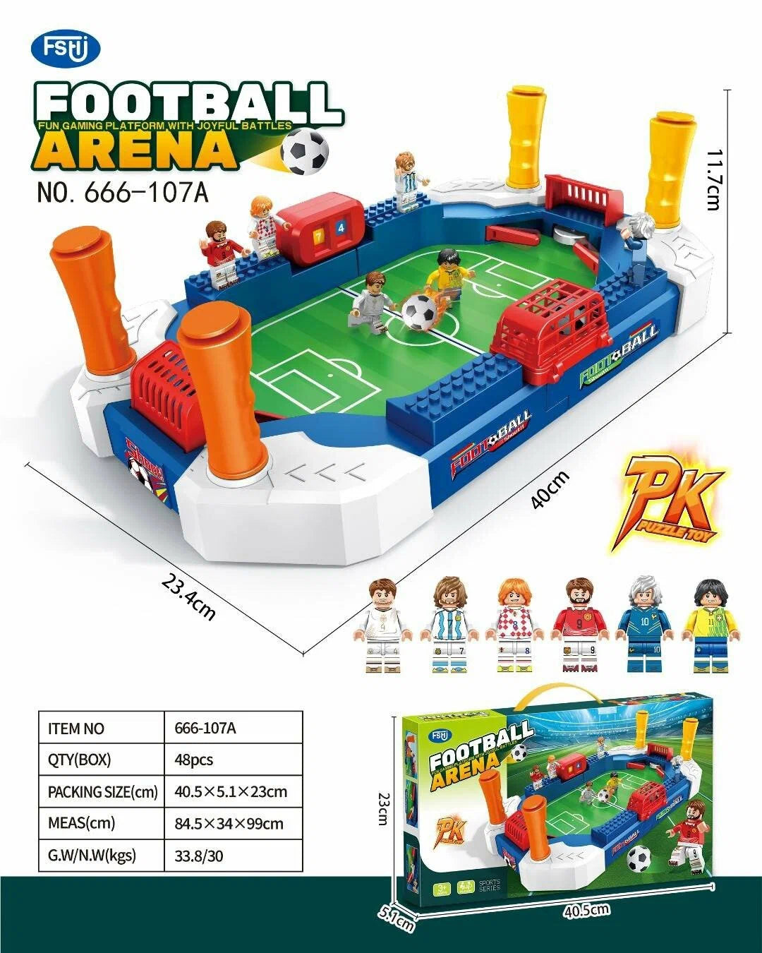 لعبة Football Arena Building Blocks