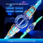Fire Spiral Sword Rotating Lightsaber Toy