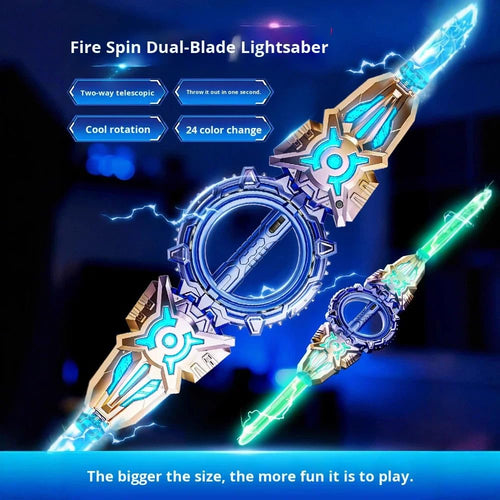 Fire Spiral Sword Rotating Lightsaber Toy
