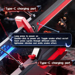 Cyberpunk Neon LED Spark Sword with Sound & Fog