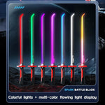 Cyberpunk Neon LED Spark Sword with Sound & Fog