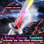 Cyberpunk Neon LED Spark Sword with Sound & Fog