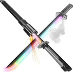 Cyberpunk Neon LED Spark Sword with Sound & Fog