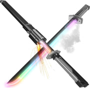 Cyberpunk Neon LED Spark Sword with Sound & Fog
