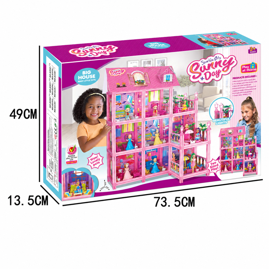 Sunny Day Dream House Doll House Set