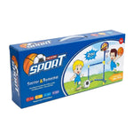 Two-In-One Sport Soccer & Basketball Activity Set