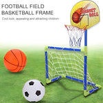 Two-In-One Sport Soccer & Basketball Activity Set