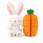 Carrot Bunny Plush Toy with Music & Sound