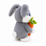 Dancing Rabbit Plush Toy with Music – Grey