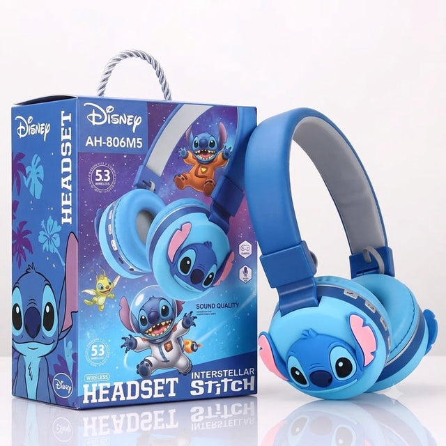 Stitch Wireless Headphones for Kids – Blue