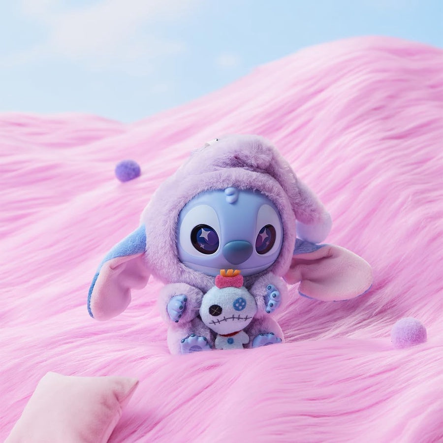 MINISO Disney Stitch Eat Something Before Sleep Collection Vinyl Plush Toy Surprise Box
