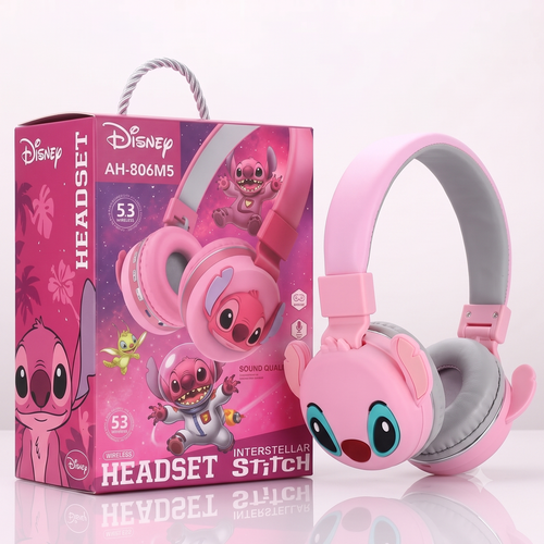 Stitch Headphones -pink