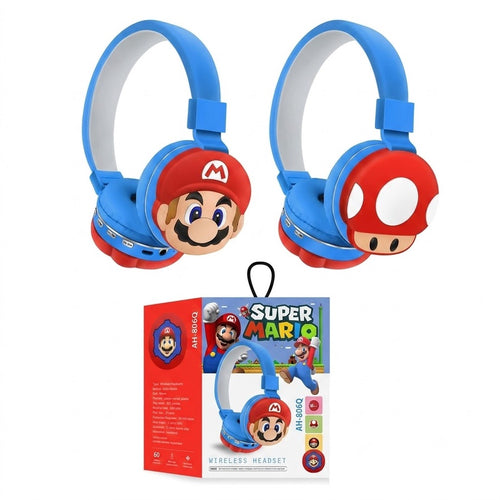 Mario Wireless Headphones -Blue