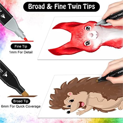 Touch Dual Marker Set - 60 Colors — alternate view