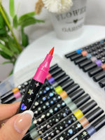 48PCS Glitter Dual Tip Marker Pen Set