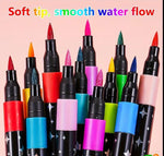 48PCS Glitter Dual Tip Marker Pen Set