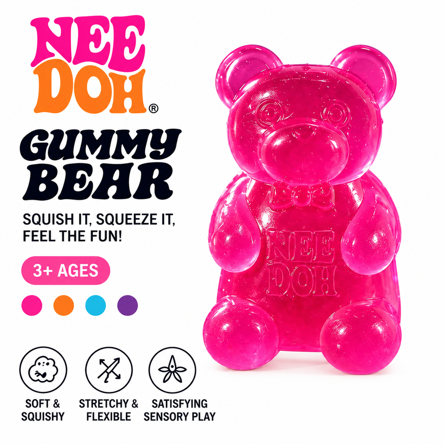 Nee Doh Gummy Bear Squishy Toy