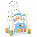 Huanger Piano Fitness Baby Walker – Blue