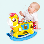 Huanger Musical Pony Activity Rocking Horse