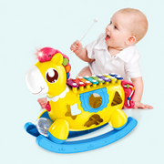 Huanger Musical Pony Activity Rocking Horse