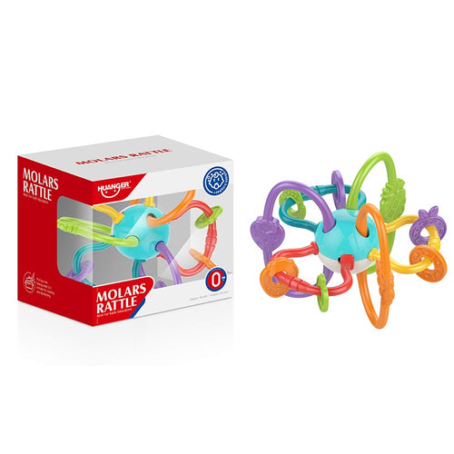 Huanger Molars Rattle & Teething Sensory Ball Toy