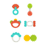 Huanger Baby Rattles & Teething Toys Gift Set (6 Pieces)