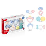 Huanger Baby Rattles & Teething Toys Gift Set (6 Pieces)