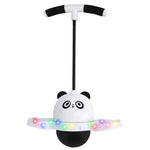 Kids Balance Wiggle Scooter with RGB LED Lights – Panda & Bear Edition